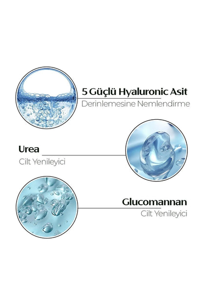 DERMIS PLUS 100ml Dolgunlaştırıcı Ve Yoğun Nemlendirici Multi Molecular Hyaluronic Acid Serum