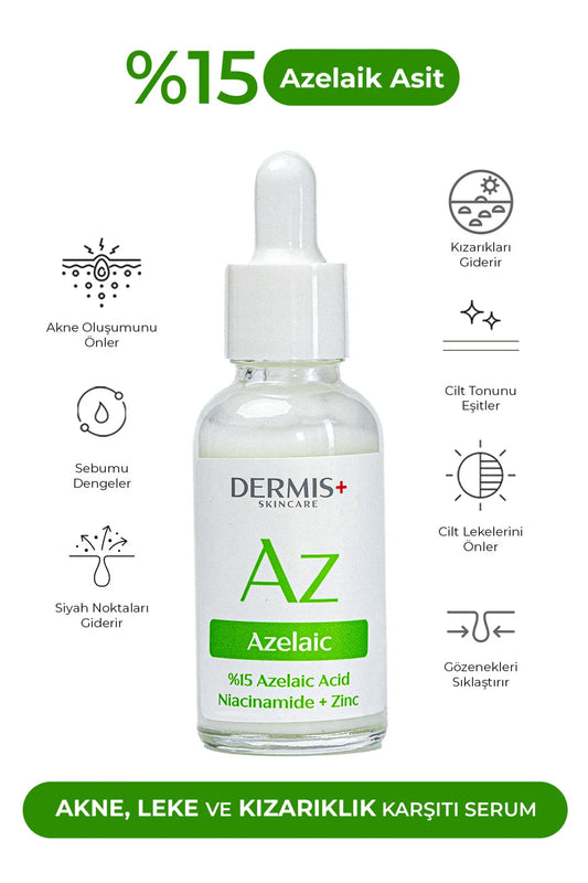 %15 Azelaik Asit, Akne Karşıtı, Gözenek Sıkılaştırıcı Ve Leke Karşıtı Serum